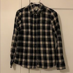 LL Bean Scotch Flannel Slightly Fitted